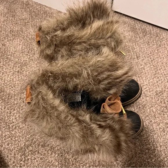 Sorel Joan of Artic Brown Winter Boots Thigh High Snow - Picture 6 of 8